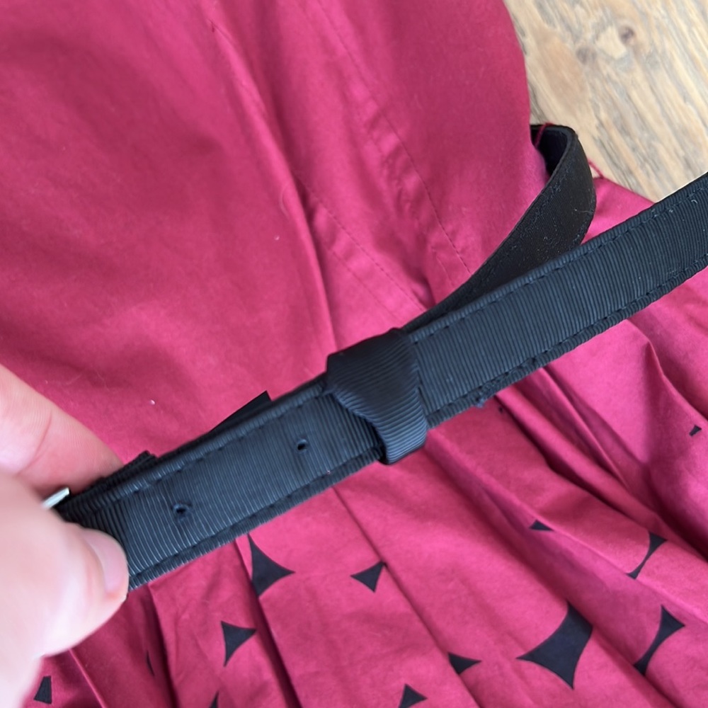 LC Lauren Conrad Red and Black Polka Dot Dress - Picture 5 of 8